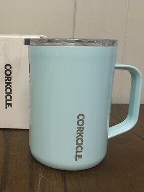 NEW Corkcicle 16 oz Stainless Steel Triple Insulated Coffee Mug Non-Slip Bottom